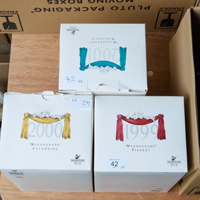 Lot 42 - THREE SWAROVSKI BOXED MODELS