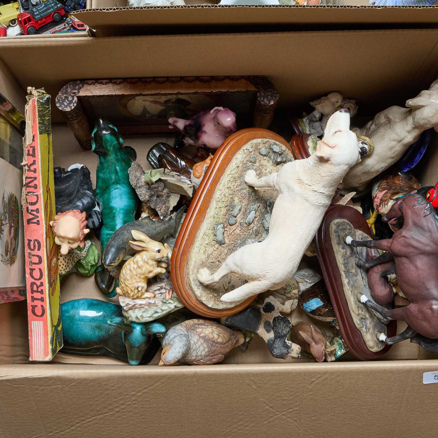 Lot 53 - A BOX OF BORDER FINE ARTS