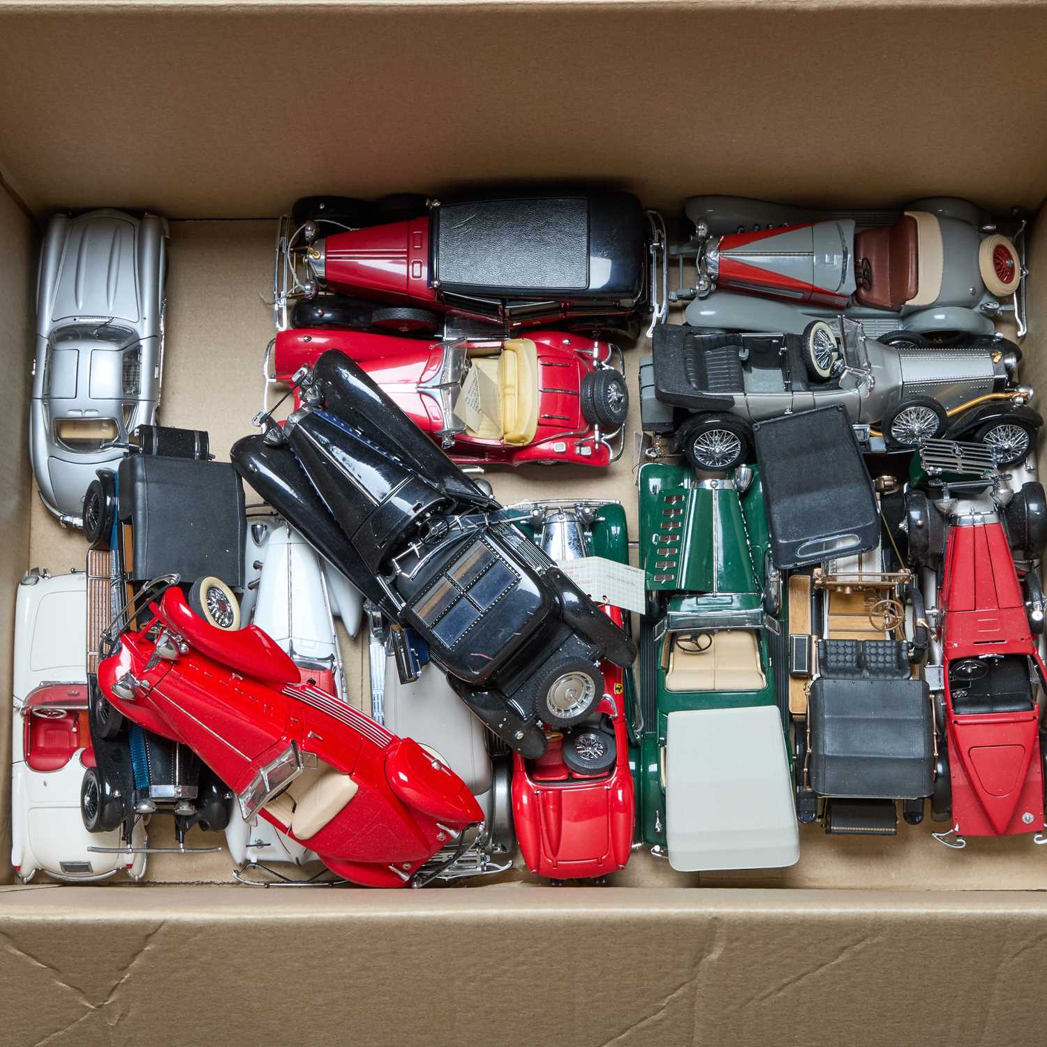 Lot 54 - A BOX OF MODEL CARS