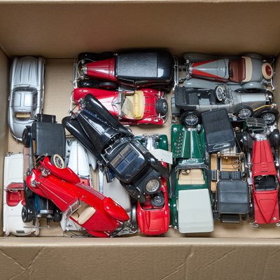 Lot 54 - A BOX OF MODEL CARS