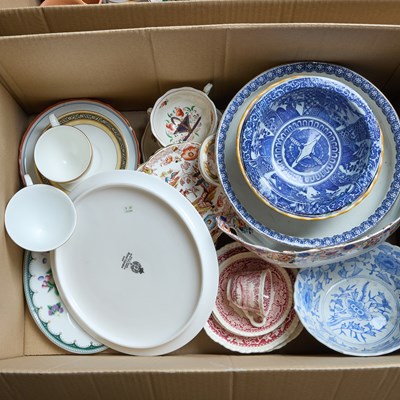 Lot 75 - TWO BOXES OF CERAMICS