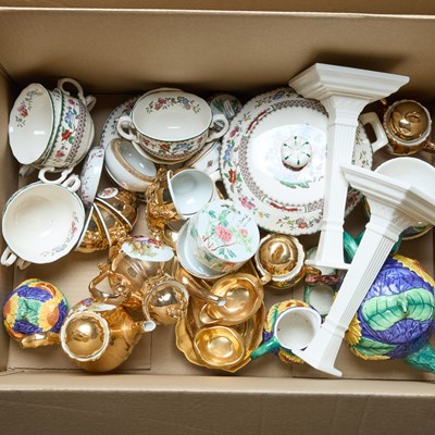 Lot 75 - TWO BOXES OF CERAMICS