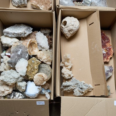 Lot 87 - TWO BOXES OF MINERALS