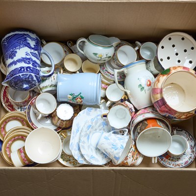 Lot 96 - TWO BOXES OF CERAMICS