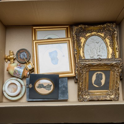 Lot 113 - A BOX OF SILHOUETTES