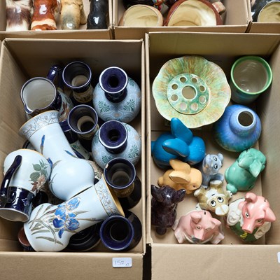 Lot 152 - TWO BOXES OF CERAMICS