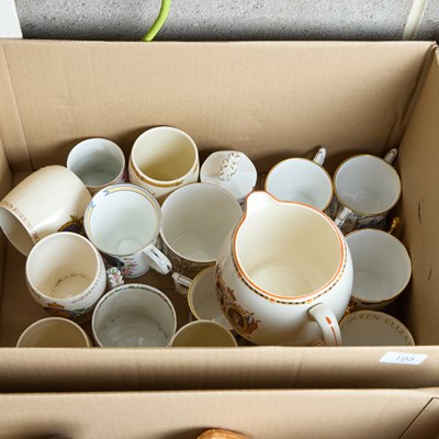 Lot 195 - A BOX OF ROYAL COMMEMORATIVES