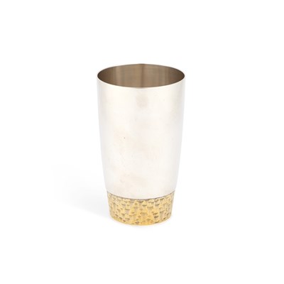 Lot AN ELIZABETH II PARCEL-GILT SILVER BEAKER