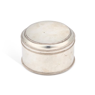 Lot A 19TH CENTURY DUTCH SILVER BISCUIT BOX