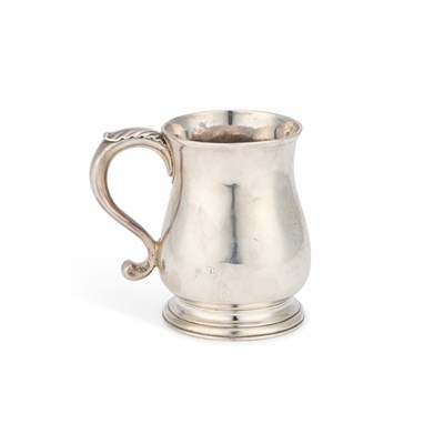 Lot A GEORGE II SILVER MUG