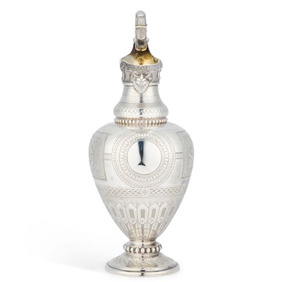 Lot 492 - A FINE VICTORIAN SILVER EWER