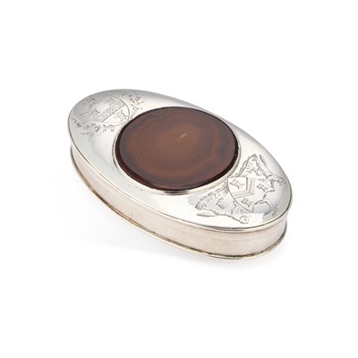 Lot A RARE GEORGE III SILVER TABLE SNUFF BOX