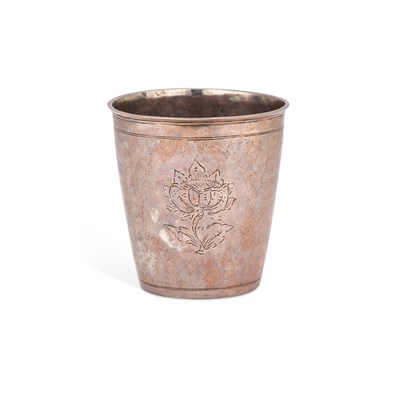 Lot A 17TH CENTURY SILVER BEAKER
