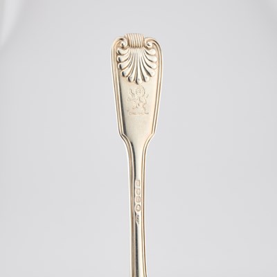 Lot 366 - A GEORGE III SILVER TABLE FORK