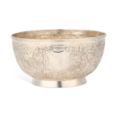 Lot A CHINESE SILVER BOWL