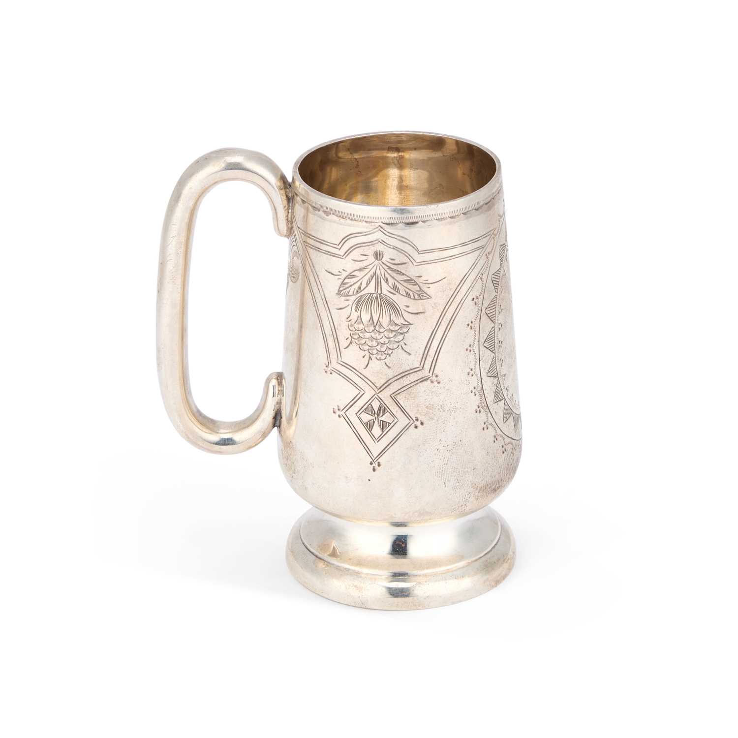 Lot A VICTORIAN SILVER MUG