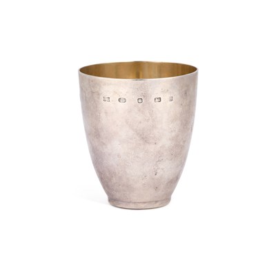 Lot AN ELIZABETH II SILVER BEAKER