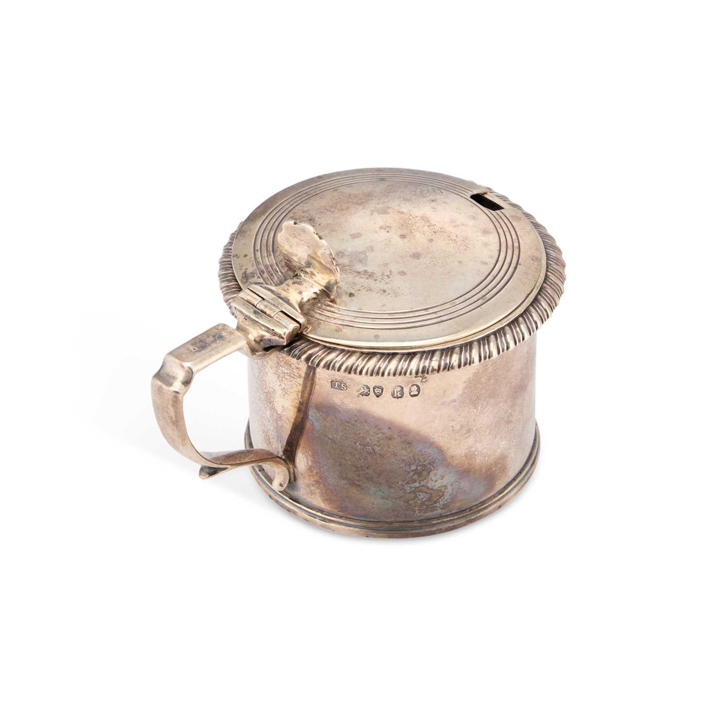 Lot A GEORGE IV SILVER MUSTARD POT