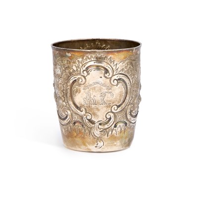 Lot A GEORGE IV SILVER BEAKER