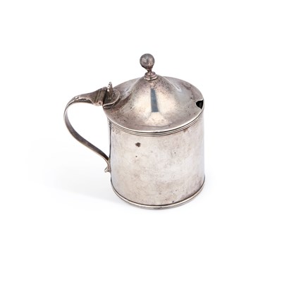 Lot A GEORGE III SILVER MUSTARD POT