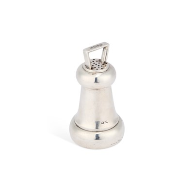 Lot A VICTORIAN SILVER NOVELTY PEPPER GRINDER
