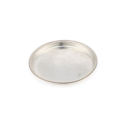 Lot A GEORGE III IRISH SILVER WINE FUNNEL STAND