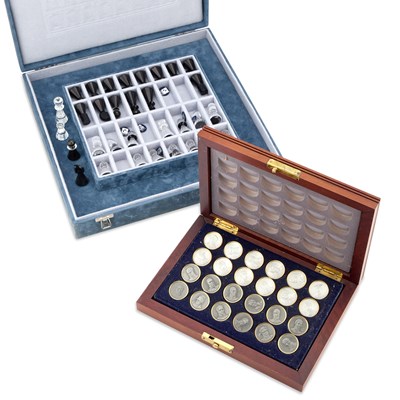 Lot 64 - A COLLECTION OF TWO BOXED GAMES SETS