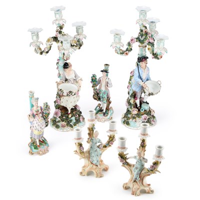 Lot A COLLECTION OF DRESDEN PORCELAIN