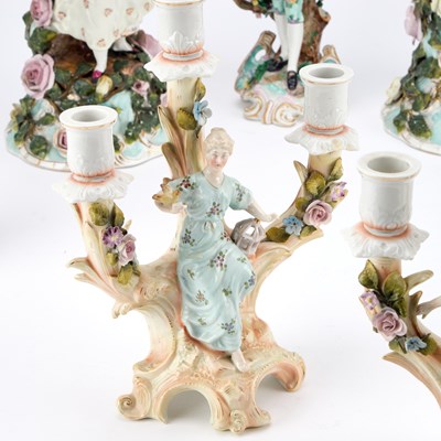 Lot 96 - A COLLECTION OF DRESDEN PORCELAIN