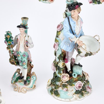 Lot 96 - A COLLECTION OF DRESDEN PORCELAIN