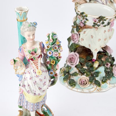 Lot 96 - A COLLECTION OF DRESDEN PORCELAIN