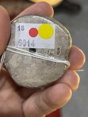 Lot 442 - A SILVER MODEL OF A FOX