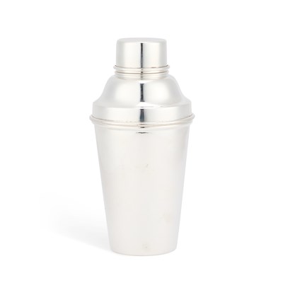 Lot A VINTAGE SILVER-PLATED COCKTAIL SHAKER