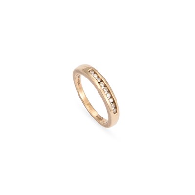 Lot A 9 CARAT GOLD DIAMOND 1/3 ETERNITY RING