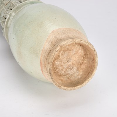 Lot 150 - A LARGE CHINESE CELADON FUNERAL VASE