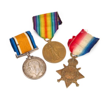 Lot A FIRST WORLD WAR MEDAL TRIO