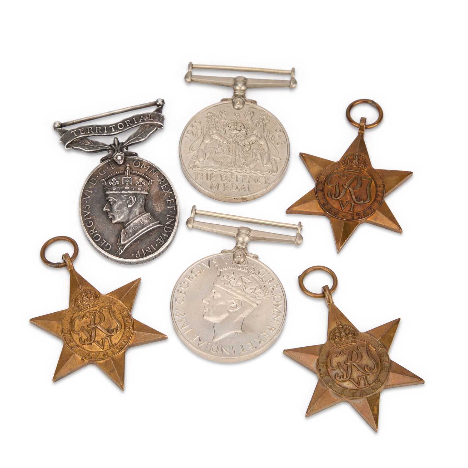 Lot 30 - A SECOND WORLD WAR TERRITORIAL MEDAL GROUP