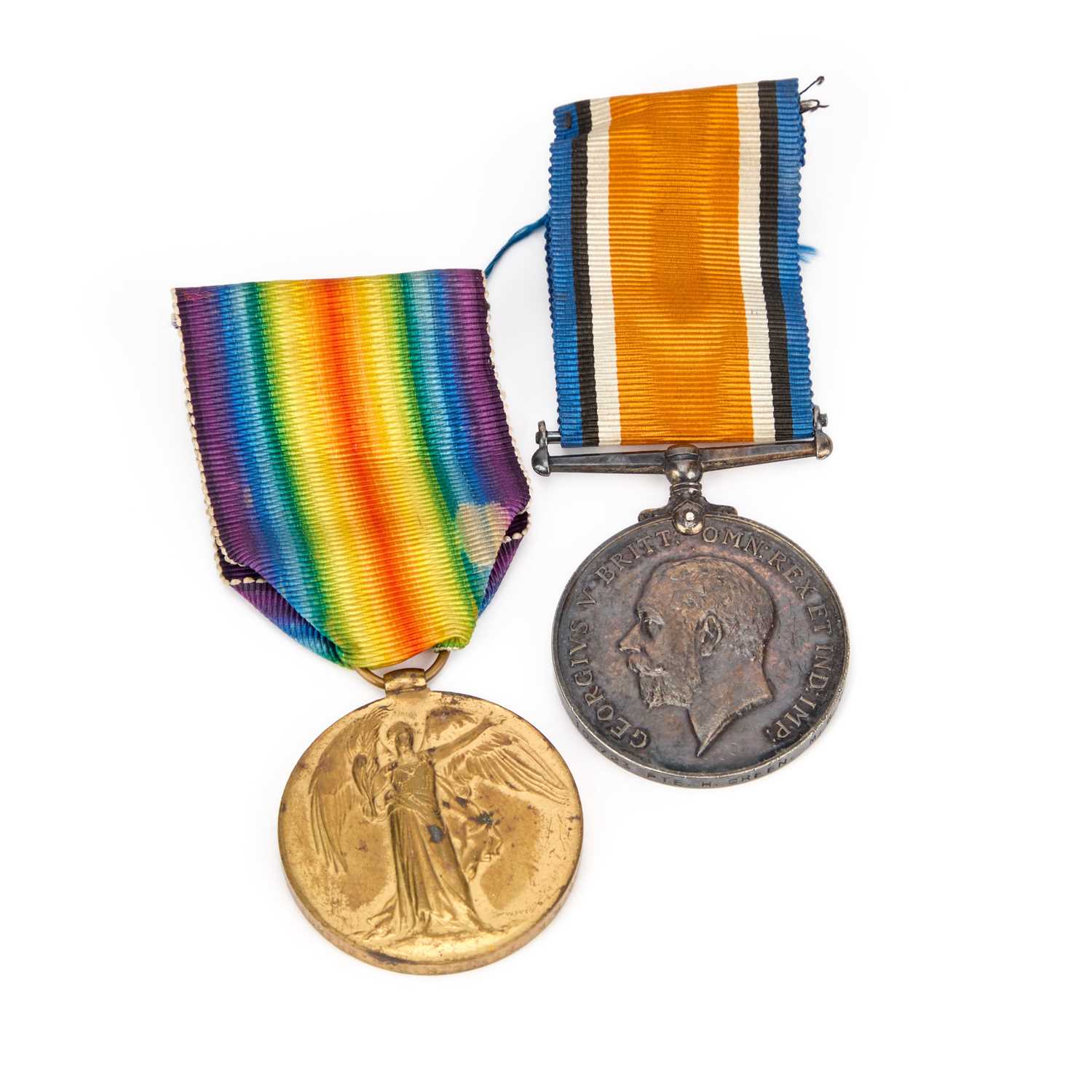 Lot A FIRST WORLD WAR MEDAL PAIR