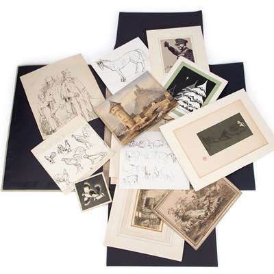Lot 837 - 19TH/ 20TH CENTURY ENGLISH AND EUROPEAN SCHOOLS