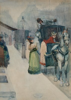 Lot 257 - ALBERT LUDOVICI JNR, RBA (1852-1932)