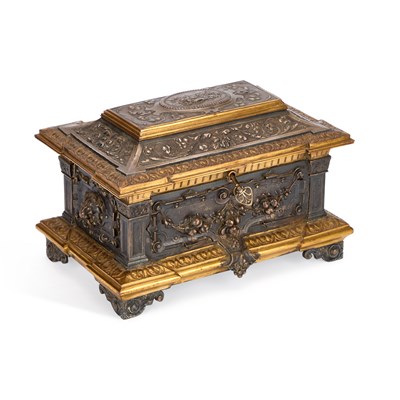 Lot A MID-19TH CENTURY FRENCH ELECTROTYPE CASKET