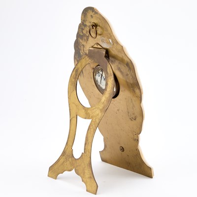 Lot 948 - A FINE FRENCH CHAMPLEVÉ ENAMEL STRUT CLOCK