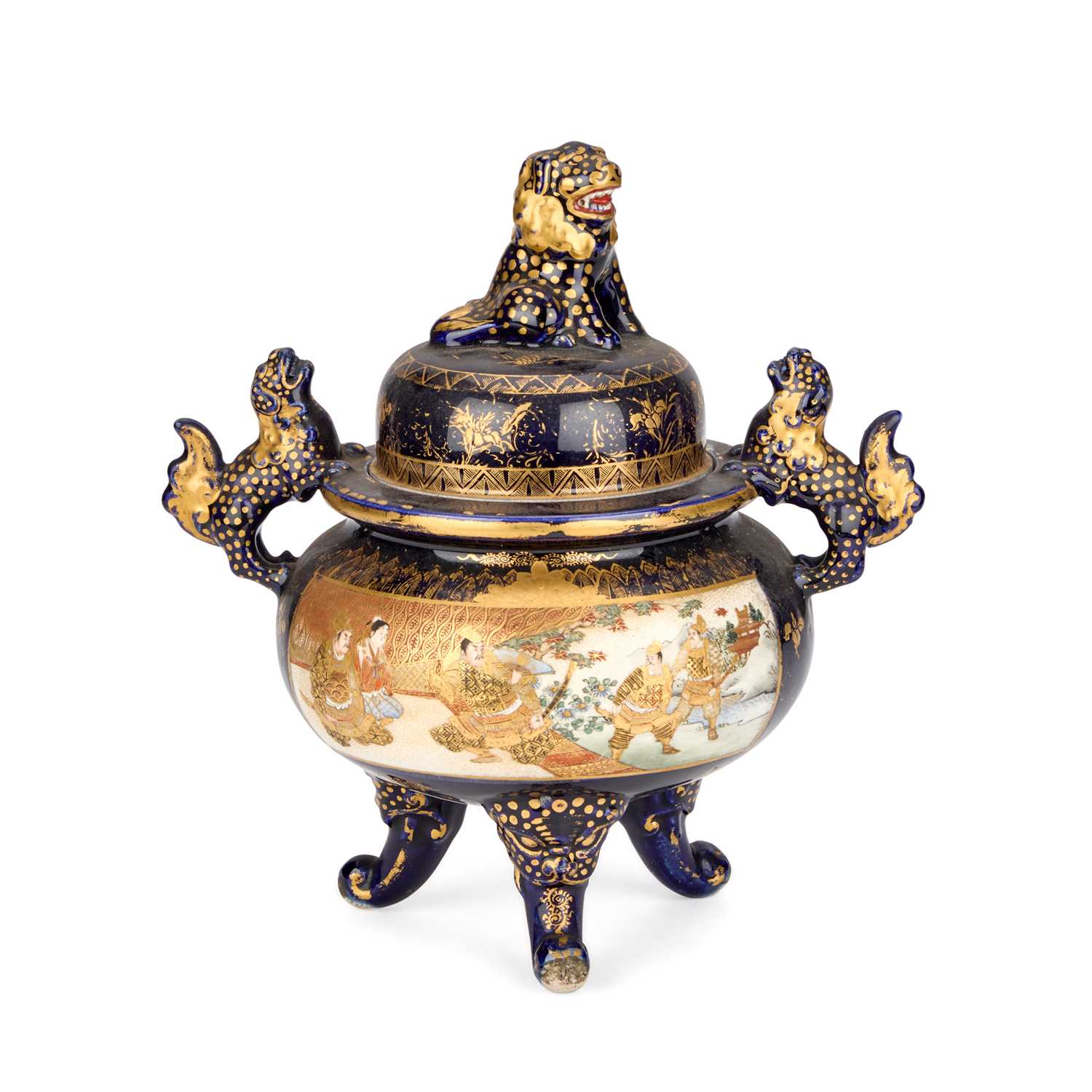 Lot 620 - A JAPANESE SATSUMA KORO