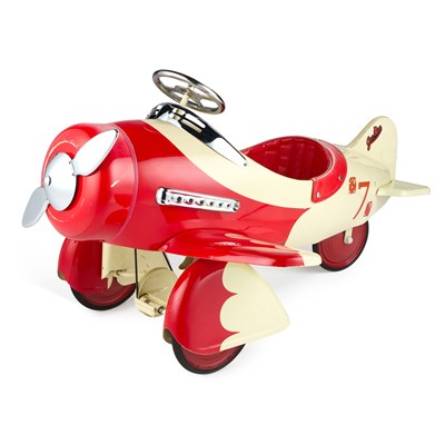 Lot 61 - A REPLICA ‘GEEBEE’ RIDE-ON CHILD’S PEDAL PLANE