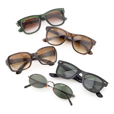 Lot 73 - FIVE PAIRS OF RAY-BAN SUNGLASSES
