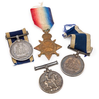 Lot 21 - TWO NAVY LONG SERVICE AND GOOD CONDUCT (L.S.G.C) MEDAL PAIRS