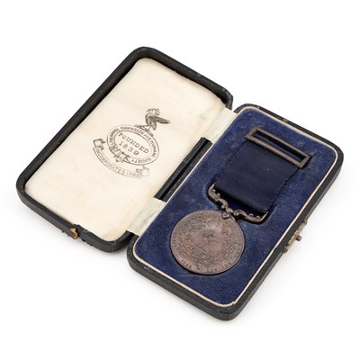 Lot 16 - A BRONZE LIVERPOOL SHIPWRECK AND HUMANE SOCIETY MEDAL