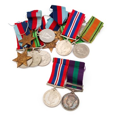 Lot 40 - A GEORGE VI GENERAL SERVICE MEDAL (G.S.M) WITH A PALESTINE 1945-48 CLASP PAIR