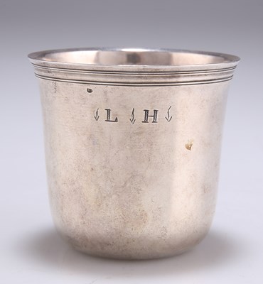 Lot 1049 - A FRENCH SILVER BEAKER