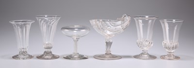 Lot 31 - SIX VARIOUS ITEMS OF GEORGIAN AND LATER GLASS